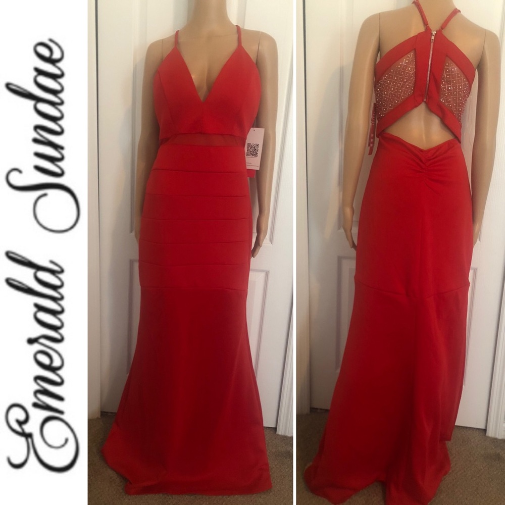 Red Racerback Dress - Picture 2 of 7